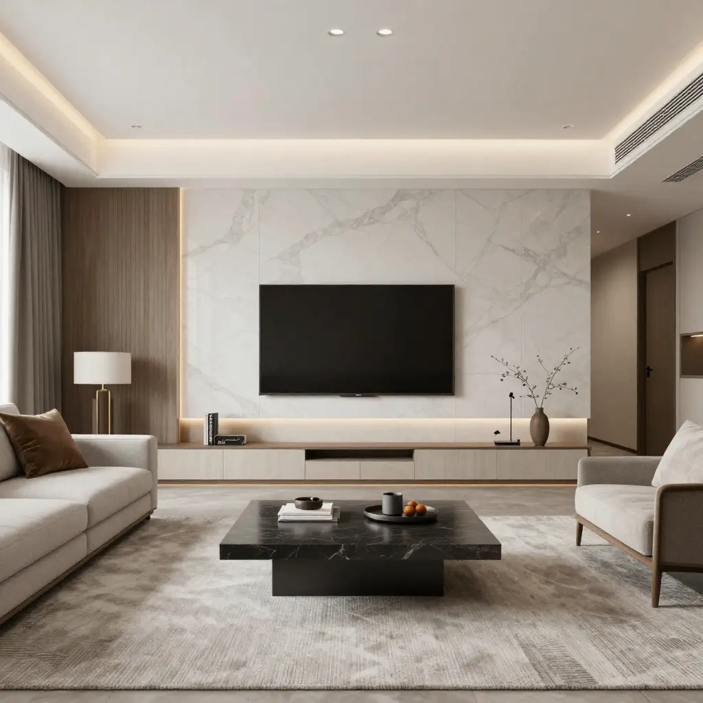 Modern living room interior design